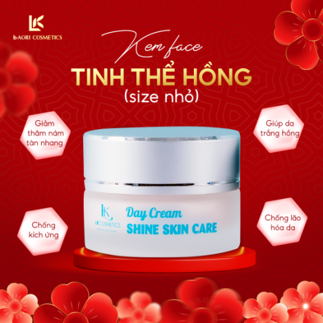 KEM NGÀY CHỐNG NẮNG - TINH THỂ HỒNG SIZE NHỎ