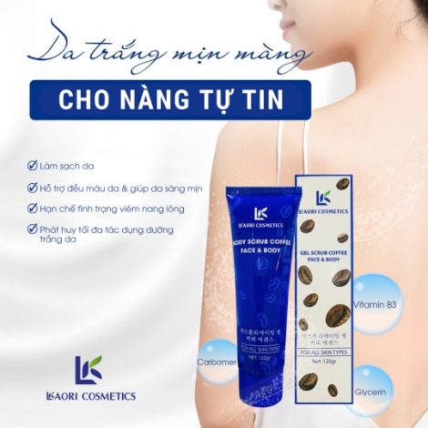 Gel tẩy tế bào chết tinh chát cà phê 6