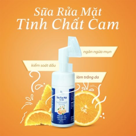 sữa rửa mặt tinh chất cam 2