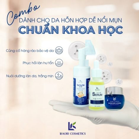 combo chăm sóc da mụn