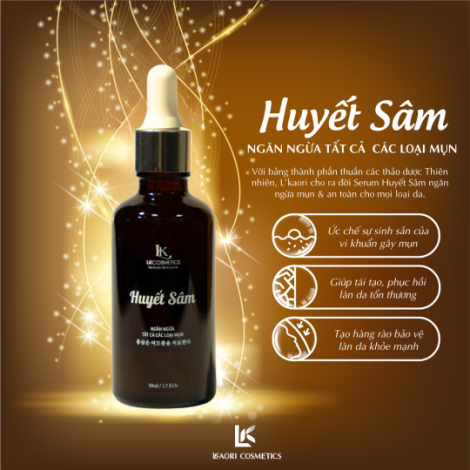 huyết sâm trị mụn 3